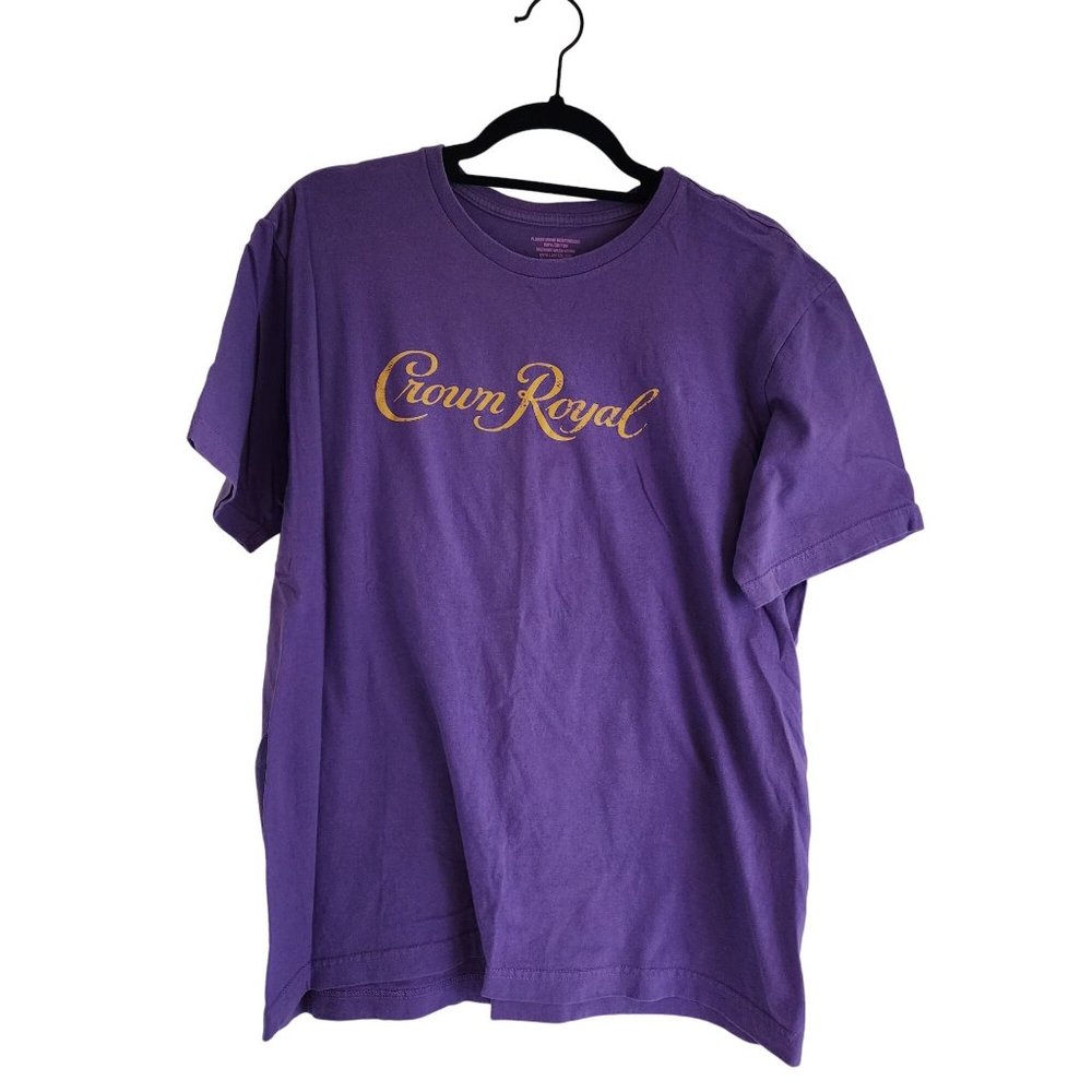 Crown Royal Purple Short Sleeved Tee Mens size XL